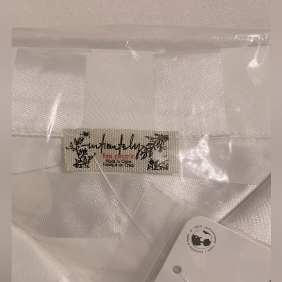 NWT Free People Pajama Party Sleep Pant Set Size Small Ivory Color - Picture 6 of 8